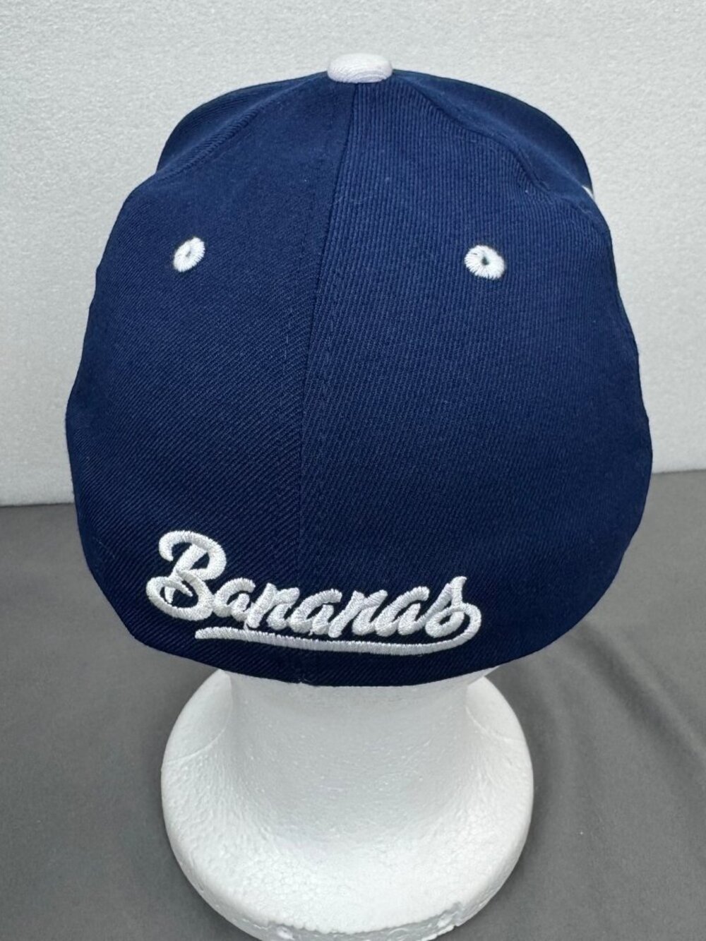 Savannah Bananas Baseball Hat Fitted Size L Blue Stretch Banana Ball Cap - Picture 7 of 10